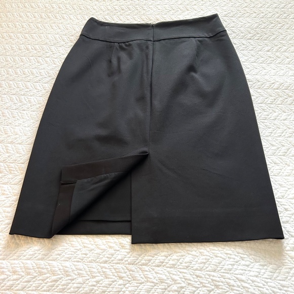 J.Crew No.2 Pencil Skirt in Stretch Cotton Blend Black Size 4 (fits like Size 6) - Picture 6 of 12